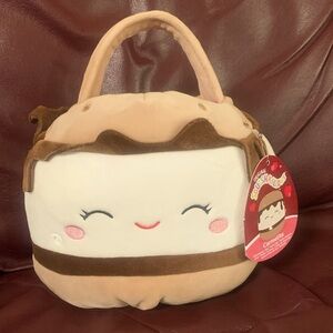 Squishmallow Carmelita the S’more Treat Pail Plushie; 8”